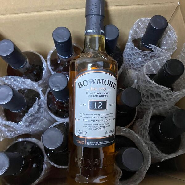 値下げ不可☆BOWMORE　ボウモア　１２年　350ml ウイスキー 12本