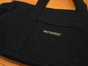 marimekko マリメッコ キャンバスバッグ ネイビー