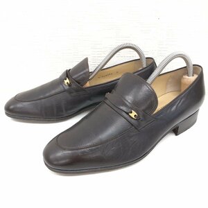 * сделано в Италии TANINO CRISCItanino Chris chi- натуральная кожа Loafer 5D( примерно 24cm) темно-коричневый кожа обувь кожа обувь Италия производства женский 
