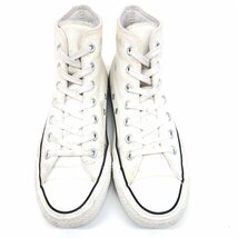 ●CONVERSE コンバース チャックテイラー オールスター100 キャンバス ハイカット スニーカー 24.5cm 白 ホワイト カラーズハイ ALL STAR_画像2