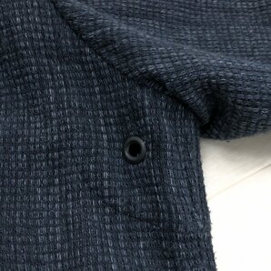 ●gotairiku 五大陸 麻 リネン混 サマージャケット 48(L) 紺 ネイビー ショートコート リネンジャケット 羽織り 国内正規品 メンズ 紳士の画像6