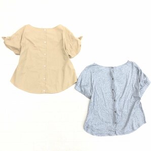 ◆UNTITLED アンタイトル トップス 10点セット 2(M) 大量 まとめ売り 麻 リネン シルク サマーニット カーディガン ブラウス カットソーの画像8