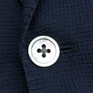 ●D’URBAN ダーバン ホップサック織り 2B サマージャケット 50(XL) 濃紺 ネイビー テーラードジャケット 春夏用 特大 大きいサイズ 2L LLの画像5