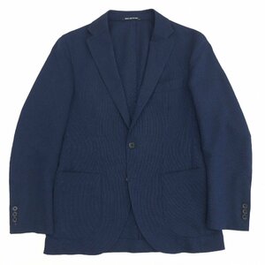 ●UNITED ARROWS GLR ユナイテッドアローズ 定価22,000円 エコペット メッシュ テーラードジャケット 44(S) 濃紺 ネイビー クールビズ 紳士