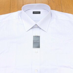 新品 TOPVALU トップバリュー 吸水速乾 ドライ ワイシャツ 42-82(XL相当) ライトグレー系 長袖 2L LL 特大 大きい カッターシャツ 未使用の画像5