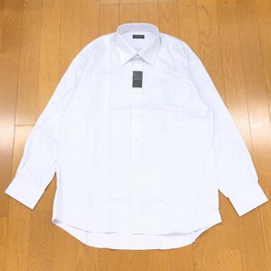 新品 TOPVALU トップバリュー 吸水速乾 ドライ ワイシャツ 42-82(XL相当) ライトグレー系 長袖 2L LL 特大 大きい カッターシャツ 未使用の画像1
