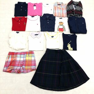 ◆子供服 女の子 RALPH LAUREN ラルフローレン POLO RALPH LAUREN ポロ ラルフローレン 150cm 160cm 16点 大量 まとめ売り キッズ 新品含む