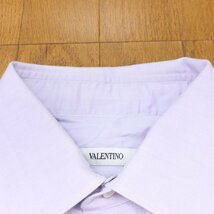 VALENTINO ヴァレンティノ ドレスシャツ 42(XL相当) ライトパープル 長袖 ワイシャツ カッターシャツ 国内正規品 メンズ 紳士_画像5