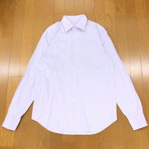 VALENTINO ヴァレンティノ ドレスシャツ 42(XL相当) ライトパープル 長袖 ワイシャツ カッターシャツ 国内正規品 メンズ 紳士_画像1