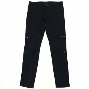 ZARA MAN The лама n стрейч Biker обтягивающие джинсы брюки 32 w88 чёрный черный джинсы внутренний стандартный товар мужской джентльмен 