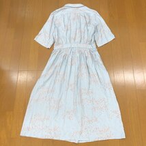 新品 UNIQLO× INES DE LA FRESSANGE ユニクロ イネスドラフレサンジュ 定価4,990円 レーヨンプリント オープンカラー ワンピース M 未使用_画像2