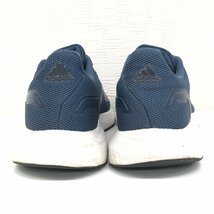 ●adidas アディダス コアランナー メッシュ ランニングシューズ 26cm 紺 ネイビー スニーカー ジョギング トレーニング メンズ 紳士_画像4