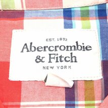 Abercrombie&Fitch アバクロンビー&フィッチ チェック シャツ M マルチカラー 長袖 アメカジ 古着 国内正規品 メンズ 紳士_画像3