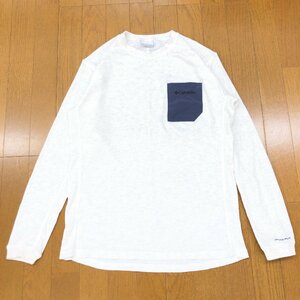 Columbia コロンビア OMNI-WICK ワッフル地 コロラドロード ポケット Tシャツ L カットソー 長袖 ロンT アウトドア キャンプ アメカジ 古着