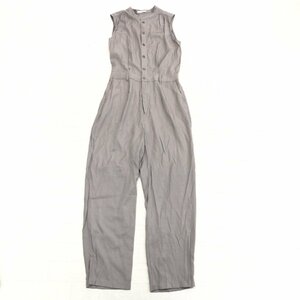  beautiful goods BAYFLOW Bay flow regular price 7,900 jpy + tax no sleeve satin Jump suit 2(S) gray ju all-in-one coveralls overall 
