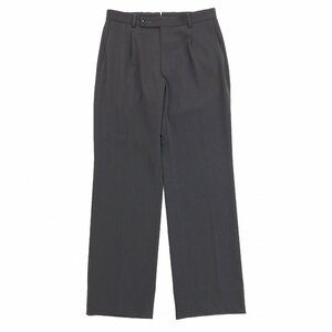 UNITED ARROWS ユナイテッドアローズ 定価19,800円 ストレッチ ドライカルゼ ドレープ ストレートパンツ S w78 チャコール スラックス 紳士