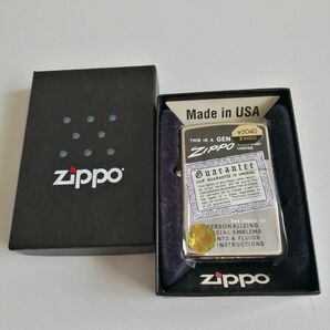 ZIPPO 　ジッポー　 オイルライター　未使用　ギャランティーD