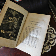 +..。*゜+ 1843年　表紙が素敵な英国の古書　ニュージーランド司教の回想録　アンティークブック　ヴィンテージ本　洋書　古書　イギリス_画像8