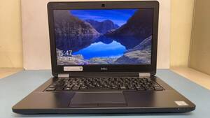 中古ノートパソコン★Windows10★DELL Core i3-6100U/@2.30GHz/4GB/M.2 256GB/12インチ以上★