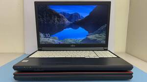 中古ノートパソコン ２台セット ★Windows10★Fujitsu Core i5-10310U/@2.21GHz/8GB/SSD 256GB/15インチ以上★a