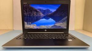 中古ノートパソコン★Windows10★hp Core i5-7200U/@2.71GHz/8GB/SSD 128GB/13インチ以上★