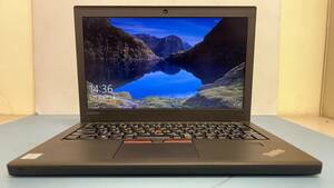 中古ノートパソコン★Windows10★Lenovo ThinkPad Core i3-6006U/@2.00GHz/4GB/M.2 128GB/12インチ以上★n6