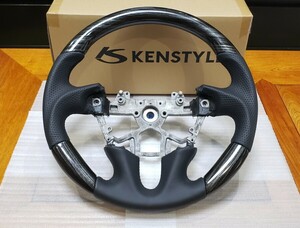 KENSTYLE│ケンスタイル│E52 エルグランド│ステアリング│NA04 後期 グラデーションブラックメープル/レザーコンビ 