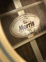 【a4】 Morris W-40 モーリス アコースティックギター　junk y4499 1865-17_画像5