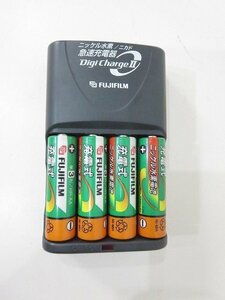 FUJIFILM [富士フイルム] デジチャージ2 ニッケル水素/ニカド急速充電器 単3形 単4形 充電式乾電池 充電確認済み /ジャンク品扱い V16.0