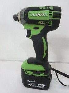 makita [マキタ] 14.4V 4.0Ah 充電式インパクトドライバ [TD138D] コードレス ※異音・インク汚れ多数・過放電有 /ジャンク品扱い V19 4968