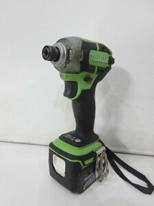 makita [マキタ] 14.4V 3.0Ah 充電式インパクトドライバ [TD137D] ライトグリーン系 コードレス DIY 工具 電動工具 /中古品 V15.2 4797