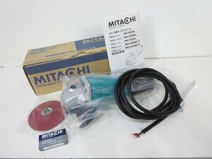 ミタチ [サンコーミタチ /MITACHI] 100mm 電気ディスクグラインダ [MG100XBD] 200V 4.2A 高速強力タイプ 電動工具 工具/未使用品V11.1 4763