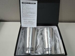 ギフト品 KUKUNA ククナ 二重構造 ステンレスタンブラー 350ml 2客セット(サテン仕上げ) KKN-ST350WN/未使用品