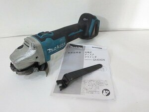 makita [マキタ] 100mm 充電式ディスクグラインダ [GA404DN] 18V コードレス ディスクグラインダー 2017年製 ※本体のみ/中古品 V19.1 4980