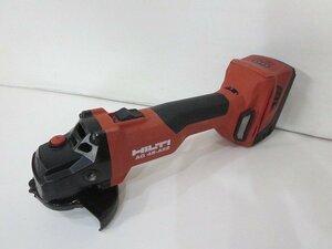 HILTI [ Hill ti] 100mm rechargeable angle grinder 21.6V 5.2Ah [AG 4S-A22-100] cordless 2022 year made power tool tool / secondhand goods V19.0 4976