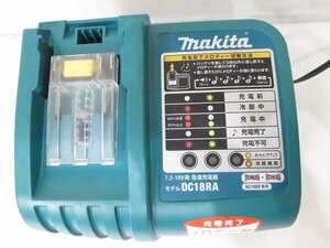 makita [マキタ] 7.2-18V用 急速充電器 [DC18RA /DC18RA T] 100V 50/60Hz 430VA 2010年製 工具 周辺工具 アクセサリー /中古品 V17.1 4938