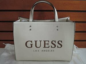 GUESS ゲス レディース LINDEY Carryall トートバッグ VY884125 ストーン/中古美品
