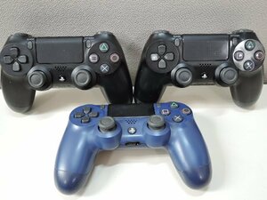 SONY ソニー PlayStation4 プレイステーション4 PS4 コントローラー3本セット 動作未確認/ジャンク品