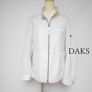 875114 DAKS ダックス グレー系 ジップアップ ジャケット ブルゾン