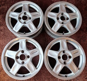 ☆RAYS EUROPE 6J 4本 4H PCD100 +42 VOLK RACING レイズ ボルク レーシング グループC ヨーロッパ 14inch 当時物 旧車 JDM USDM GroupC 