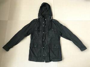 （春〜秋）DIESEL TYPE N.78 フード付ジャケット XSサイズ ブラック