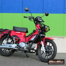 バイク用品 Mr Quick製 HONDA ホンダ CC110 JA60 クロスカブ用 エンジンガード ブラック/4MINI CROSS CUB カブ旅 カブヌシ【送料800円】_画像7