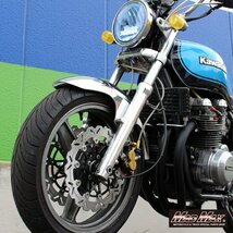 MADMAX バイク用品 KAWASAKI カワサキ ゼファー750/ZRX400/ZZR250/ZR-7/GPZ1100 ウェーブ ディスクローター ブラック 1枚【送料800円】_画像8