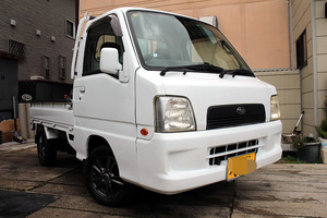 ¶¶即乗り！Authorised inspectionR7/10/26 H15/7 中期type Sambar Truck TB 4WD/5F/AC/PS/13AW timing belt交換済み・Other整備済！