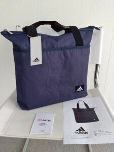 アディダスadidasトートバッグネイビー新品未使用品