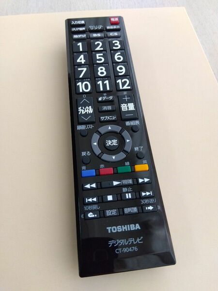 東芝 TVリモコン CT-90476 新品未使用品！