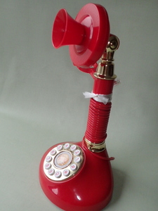  candle s Tec type candle type desk telephone machine antique * objet d'art * interior decoration 