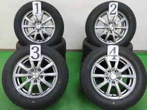 4本 DOS 15インチ 6J +43 5H 114.3 スタッドレス グッドイヤー アイスナビ7 2023年 195/65R15 ヴォクシー ノア 80 70 セレナ C27 C26 C25