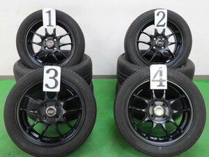 4本 ENKEI PF01 15インチ 5J +45 ラジアル ZERIOUS 2022年 165/55R15 N-BOX スペーシア ワゴンR タント ムーヴ キャスト ウェイク 軽自動車