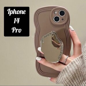 【特価☆早い者勝ち！iPhone 14 Pro ケース ミラー グリップ付】